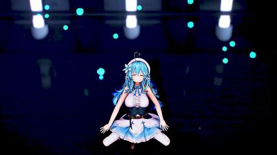 【MMD ホロライブ  4K/60fps】《Yukihana Lamy (雪花ラミィ)》~《GIRL'S DAY - Something》