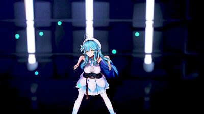 【MMD ホロライブ  4K/60fps】《Yukihana Lamy (雪花ラミィ)》~《GIRL'S DAY - Something》