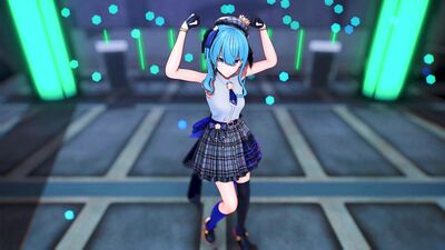 【MMD ホロライブ  4K/60fps】《Hoshimachi Suisei (星街すいせい)》~《D.Holic (디홀릭) - Chewy (쫄깃쫄깃)》