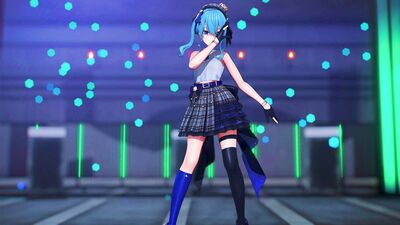 【MMD ホロライブ  4K/60fps】《Hoshimachi Suisei (星街すいせい)》~《D.Holic (디홀릭) - Chewy (쫄깃쫄깃)》