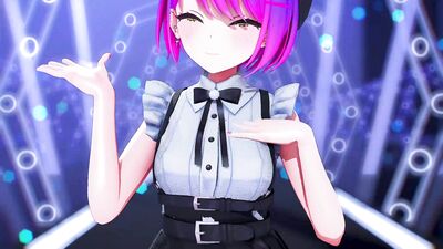 【MMD ホロライブ】《Tokoyami Towa (常闇トワ)》~《おまえも♡ / You too♡》