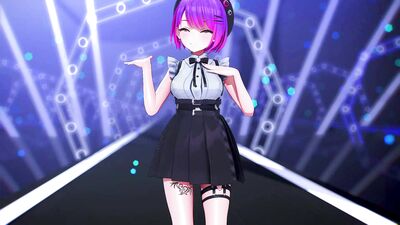 【MMD ホロライブ】《Tokoyami Towa (常闇トワ)》~《おまえも♡ / You too♡》