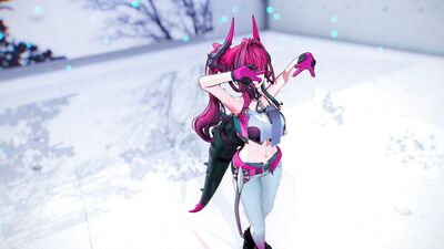 【MMD エンドフィールド 4K/60fps】《Yvonne (イヴォンヌ)》~《Gimme×Gimme feat. 初音ミク・鏡音リン》